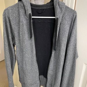 LULULEMON gray hoodie zip up size 6